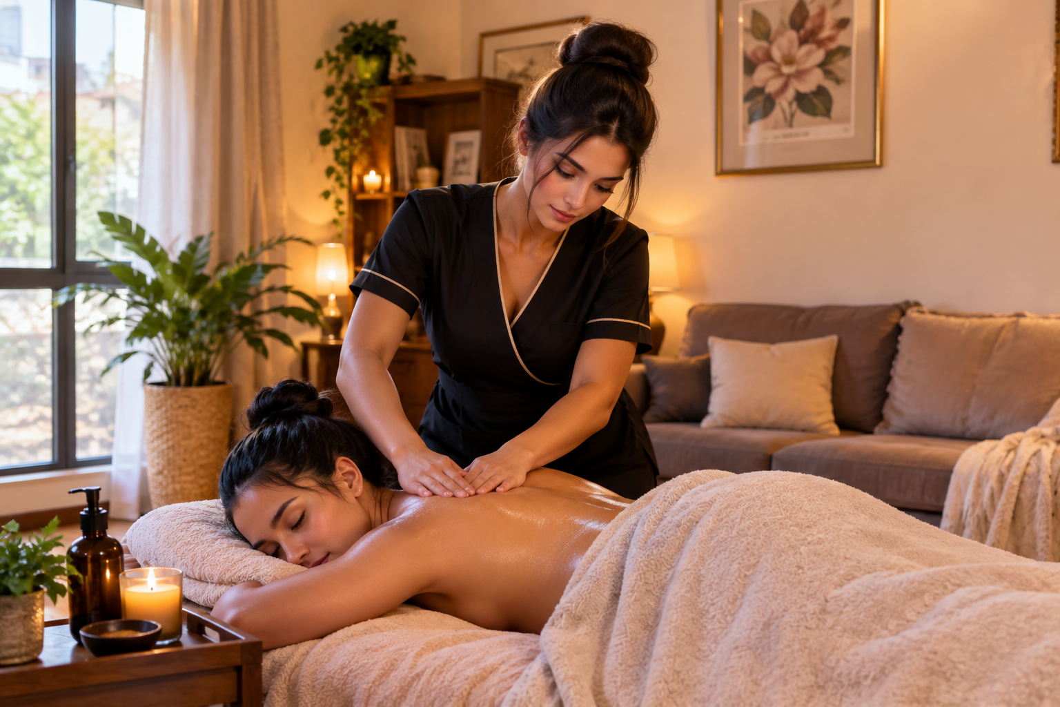Outdoor massage